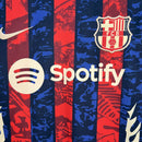 CAMISOLA DO BARCELONA 25/26 AZUL E VERMELHO EDIÇÃO ESPECIAL