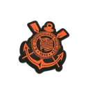 CAMISOLA IIICORINTHIANS 2026 PRETA/LARANJA