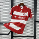 CAMISOLA RETRÔ DO BAYERN MUNICH 07/08 VERMELHO E BRANCO
