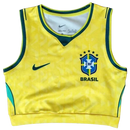 Camisa Feminina Brasil I Cropd Copa 2026